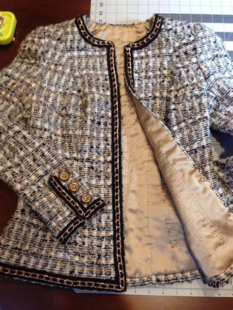 Chanel style jacket trims